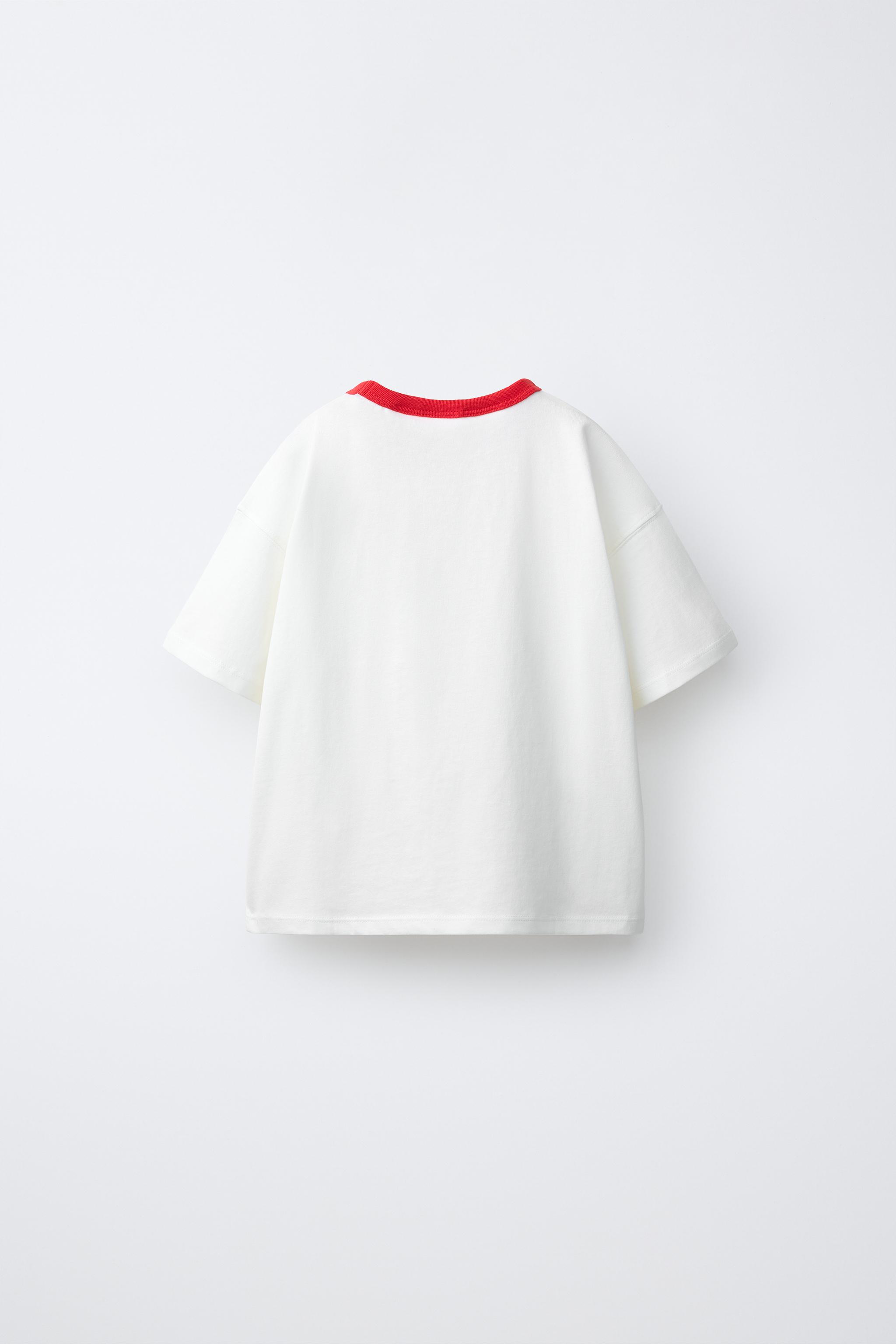CASA LAWA X ZARA KIDS PRINTED LOGO T-SHIRT